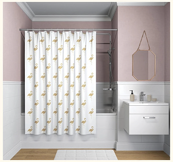 Штора для ванной комнаты, IDDIS, 180*200 см, полиэстер, B26P218i11