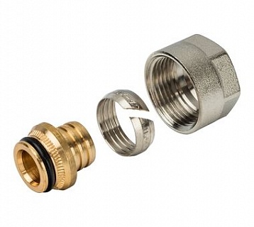 TР 99 Соединение 20мм для труб из м/пласт., резьба 3/4 (67862016) (10/320) АКЦИЯ