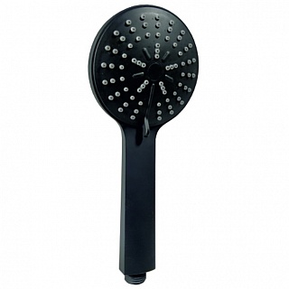 Лейка д/душа ARGO RIVA  AGD 20.1579 B  пласт. черная  (42739)