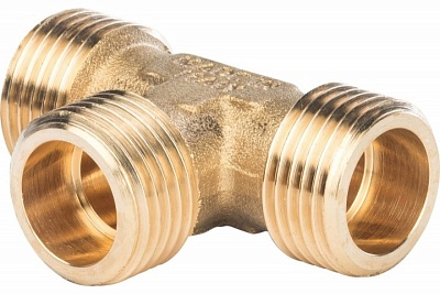 Тройник 1/2" ш/ш/ш ЛАТ. GF (90/10) (SFT-0017-121212)