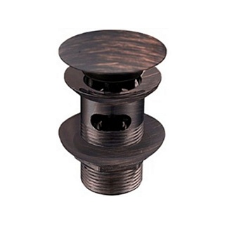 Донный клапан Push-up, с переливом, темнаябронза,  WasserKRAFT A047 