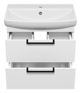 Комплект мебели 60 "Клермонт-60" подвесная 2 ящика матовая эмаль MISTY (ум.Клермонт,60)