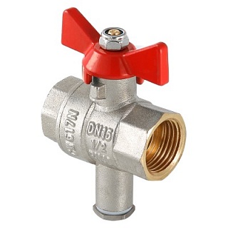 Кран шаровый для подкл. датчика темпер. 1/2 VT.247.N.04