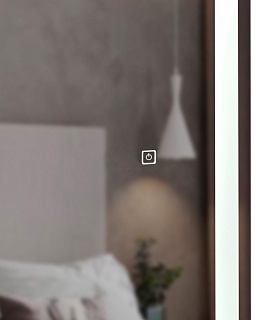Зеркало 45,5 "Loren Led" c LED подсветкой (сенсор на зеркале) 455х1350 Континент