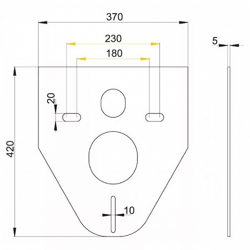 Манжета шумоизоляции для инсталяции (М-91)  Alcaplast 