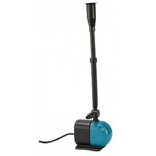 Насос для фонтана XKF-55P, вых. 19мм, Qmax=2.3м3/ч, Hmax=2.3м, Tmax=35°C, 55Вт, 2 насадки LEO