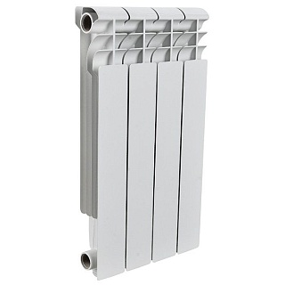 Радиатор бимет. Rommer Profi BM500 12 секций (RAL9016)