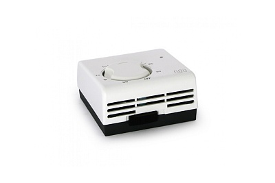 Термостат комнатный механический НО/НЗ со светодиодом и выключателем, модель TA5 332I2000)