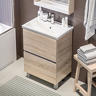 Комплект мебели 70 "Aris-70" напольная, дуб вотан/белый 2 ящ. 1 Марка (ум.COMO-70)