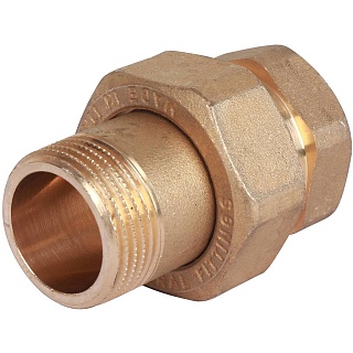 Американка  3/4" г/ш ЛАТ уплотнение под гайкой o-ring кольцо (50/10) SFT-0040-000034 STOUT