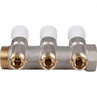 Коллектор распределительный 3/4 3 контура 1/2 (SMB 6851 341203) STOUT