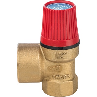 Клапан предохранительный 1,5 bar x 1/2 SVH для систем отопления (SVS-0001-001515) STOUT