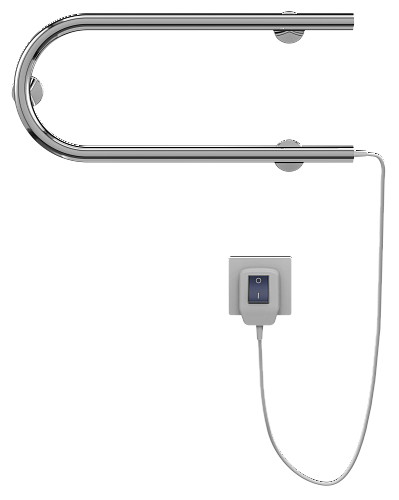 Полотенцесушитель  600х200  П-ОБР. электротен 26,9/ Змеевик 25ПС1 TERMINUS