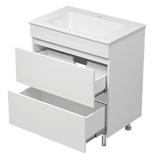 Комплект мебели 70 "Енисей-70" напольная 2 ящ. MISTY (ум.Амальфи-70)