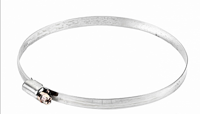 Хомут стальной червячный 240-260