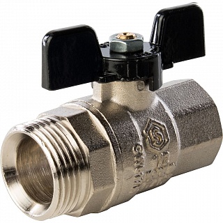 Кран шар. полнопроходной с амер. баб. ВН 1/2" (SVB-0007-000015) STOUT 