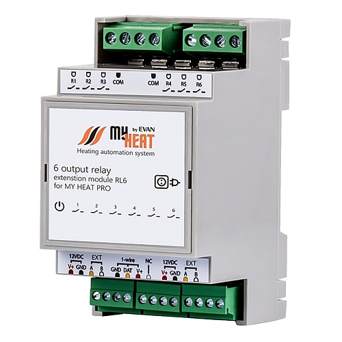 Релейный блок расширения MY HEAT RL6 (6291)