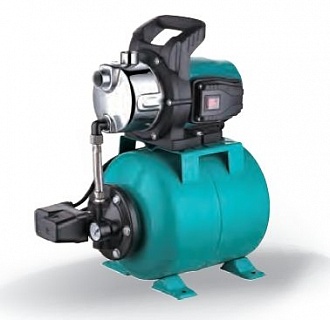 Насосная станция LKJ-801PA, бак 20л, G1"н.р., Qmax=3,3м3/ч, Hmax=39м, Tmax=35°C, 0.8кВт LEO