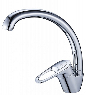 Смеситель д/кухни Solone (LOP4-A018/А169/А180/А181/A043) ф 40 одноручк. боковой на шпильке