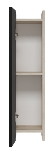 Шкаф подвесной 20 Поло универсальный дуб/антрацит  MISTY 