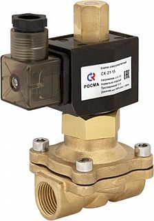 Клапан соленоидный СК-12-15 НЗ 1/2 , 24В (-5...+90град., 0...7 бар) (РОСМА) (13040)