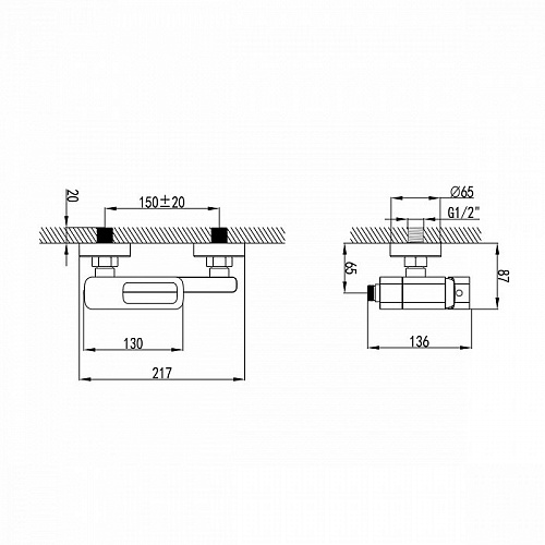 Смеситель для ванны, Slide, IDDIS, SLIBG00i02