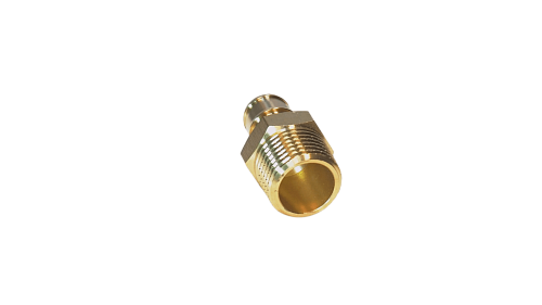 Штуцер с нар. резьбой латунный 20x1/2'  (HFWQE00045) Hipex