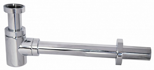 Сифон KAISER для раковины б/вып.хром (958L)