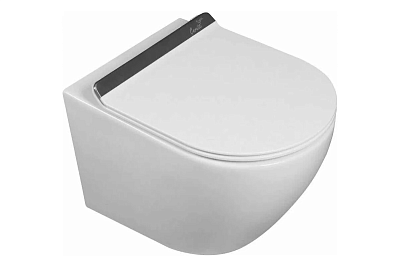 Унитаз подвесной Cerutti  SPA "SELLA Aria Tornado Plus" безободковый сид.дюропл. м/лифт CT9956 АКЦИЯ!!