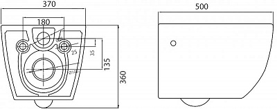 Унитаз подвесной Belbagno "SFERA-R" ВB513CH с сидением BB105SC АКЦИЯ!!