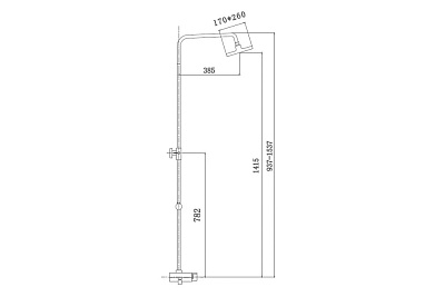 Душ.система Haiba HB2418 черный/хром снято с производства!!