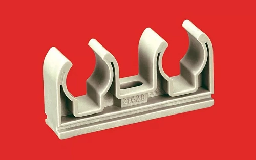 Зажим двойной 2х20   FV-Plast 