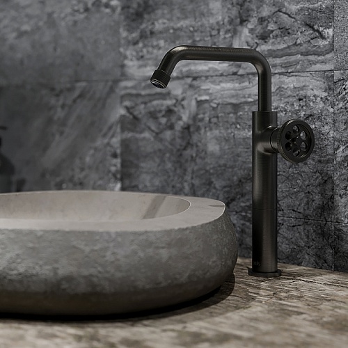Смеситель для настольного умывальника, графит, Grange, IDDIS, GRAGMR1i01