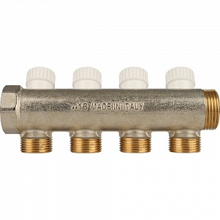 Коллектор распределительный 1", 4 отвода 3/4"ЕК (SMB 6851 013404) STOUT