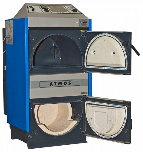 Котел ATMOS на дровах DC 32 S (пиролизный)