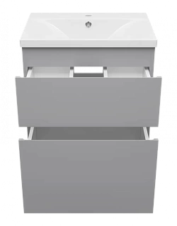 Комплект мебели 60 "Лаки-60" напольная 2 ящ. серый MISTY (ум.Royce Abby-60)