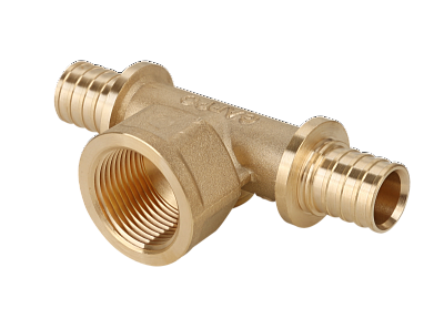 Тройник вн/р 20-1/2" латунь (10/50) (G1306.2004) GAPPO