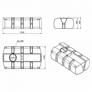 Емкость AUTO 1000л