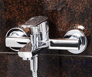 Смеситель д/ванны "Dill" (6101)  кор.излив, 35мм хром  WasserKraft АКЦИЯ