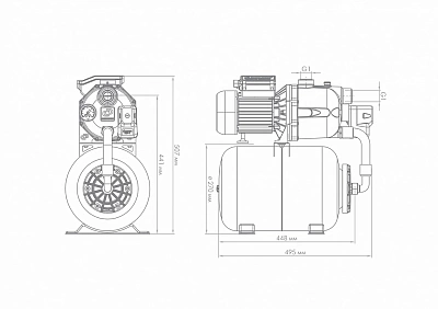Насосная станция "Джамбо" 70/50П-24 (2.0) (3016)