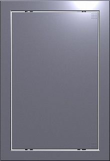 Сантехнические люки Л2030 DARK GRAY METAL 200х300 (216х3166) с фланцем 