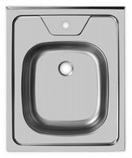 Мойка нерж накладная  MELANA 50*50  0.8/180 декор (12) 098