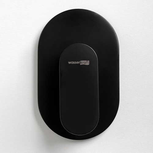 Смеситель д/душа "Elbe" (7451)  встройка 35мм черный  WasserKraft