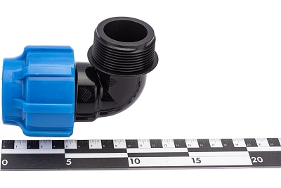 Отвод с нар.р. ф40х1 1/2" ТПК-АКВА (30)