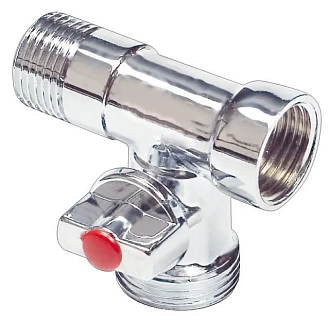 Кран KAISER 1/2х3/4х1/2 хром (260)