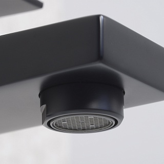 Смеситель д/умывальника "Abens" (2003) черный  WasserKraft АКЦИЯ