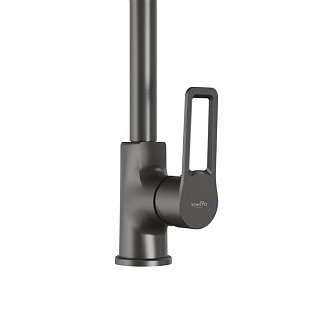 Смеситель д/кухни "KOBE" (KOB-1013) оружейная сталь TOKITO