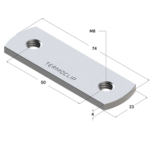 Гайка профиля двойная TND 28 4F2  M8 (320/20шт/кор) (09109001)