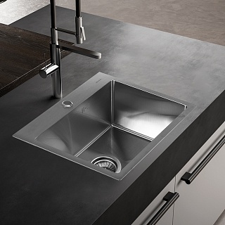 Мойка нерж MELANA 53х43  (3,0х220) сатин  ProfLine (D5343H)