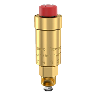 Воздухоотводчик попл. Flexvent  1/2" НР PN10, T=120°C  с отсечным клапаном (89000) Flamco